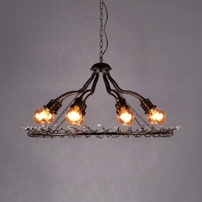 Traditional Ring Chandelier Fixture with 39