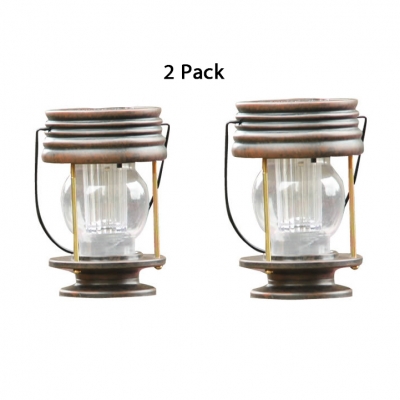 1/2 Pack Solar Post Lamp Switch Control Dusk to Dawn Sensor Post Lighting in White/Warm