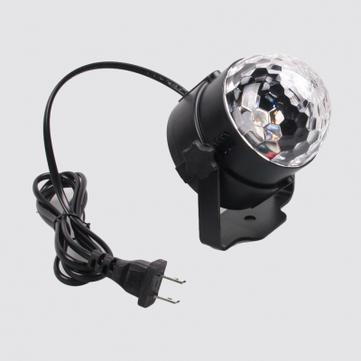 1 Pack Waterproof LED Disco Ball with Remote Control 7 Color Sound Activated Strobe Lamp for Dance Parties