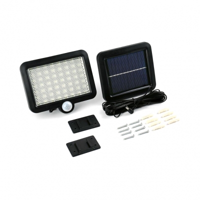 56 LED Solar Step Light with Motion Sensor 56 W Waterproof Security Lighting for Garage