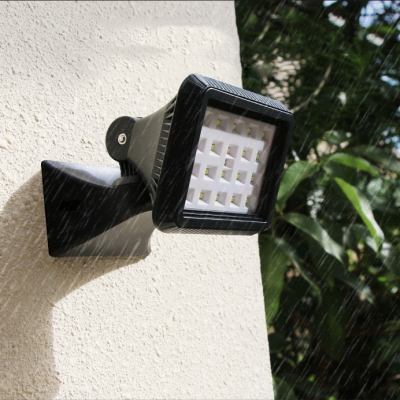 Adjustable Angle Ground Lights 20 LED Motion Activated Security Light for Fence and Lawn