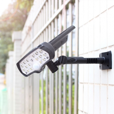 17 LED Solar Powered Security Light Outdoor Dark Sensing Auto On/Off Motion Activated Wall Light