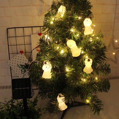 11/16ft Solar String Lights 10/20 Lights LED Fairy String Lights for Christmas Patio
