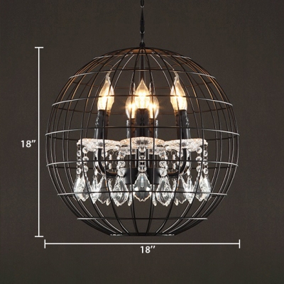 Globe Dining Room Chandelier with 39