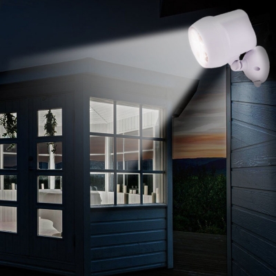 Rotatable Wall Lighting 4 LED Waterproof Wall Sconce with Motion Sensor for Garage