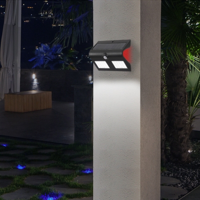 40 LED Solar Lights Outdoor with Motion Sensor Waterproof Security Night Light in Black