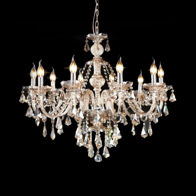 Candle Bedroom Chandelier with 12
