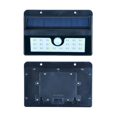 20 LED Solar Wall Light with Motion Sensor 1/2/4 Pack Waterproof Security lighting in Black for Pathway
