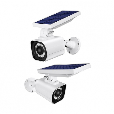 Solar Motion Sensor Light Outdoor Weatherproof 5 W 8-LED Security Wall Light for Yard Lawn