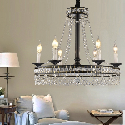 Rustic Candle Chandelier with 16