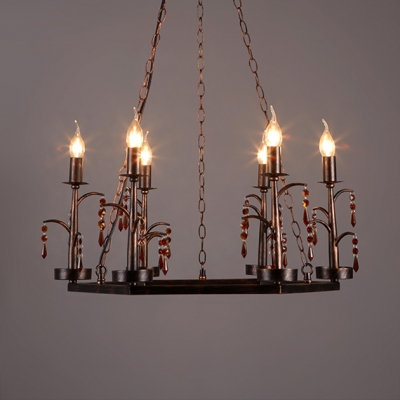 Traditional Candle Pendant Light with 39