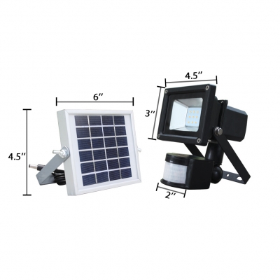 9 LED Solar Light Waterproof Security Wall Light with Motion Sensor and Dusk to Dawn Sensor