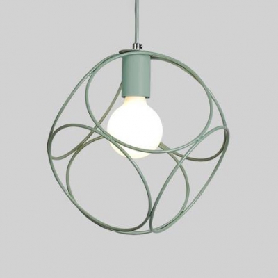 Industrial Round Hanging Lamp with 39