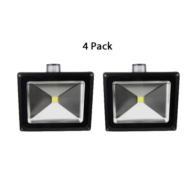 Pack of 1/2 LED Flood Lighting with Motion Sensor Waterproof Security Light in White