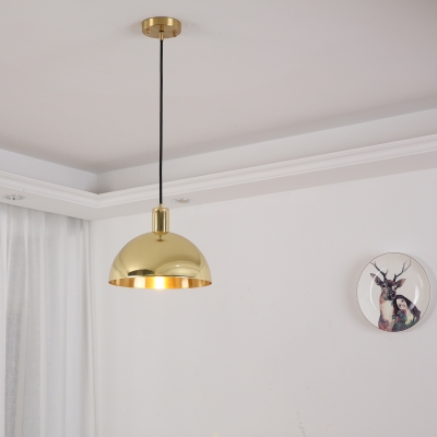 Shallow Round Pendant Lighting with 10
