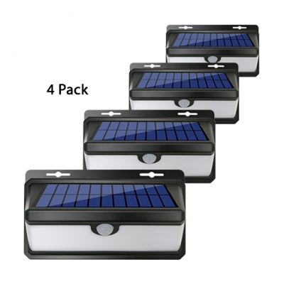 Solar Motion Sensor Wall Light Pack of 1/2 Waterproof Security Lights for Front Door