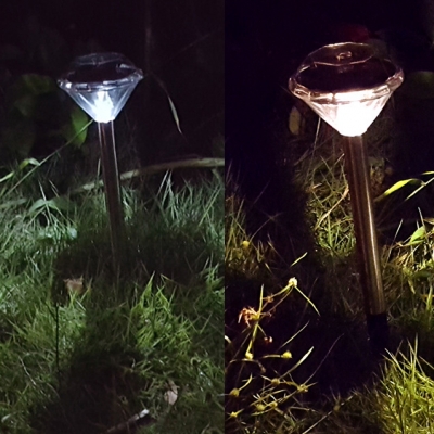 Solar Lights Outdoor 4-Pack 0.1W Waterproof Powered Landscape Light with Spike Stand for Pathway