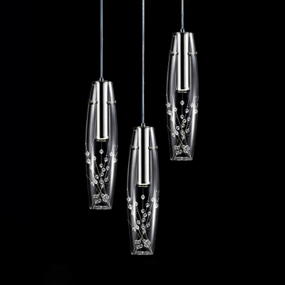 Crystal Pendant Lights for Kitchen Island with 35.5