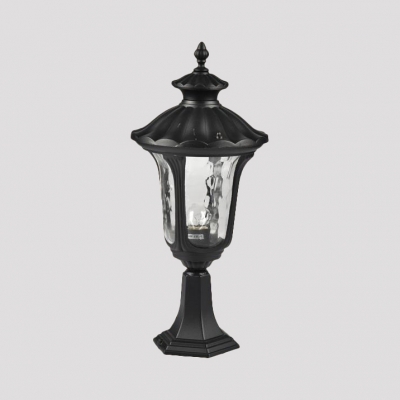 Pack of 1 Water-Resistant Post Lantern Balcony Garden LED Post Lighting in Black/Bronze