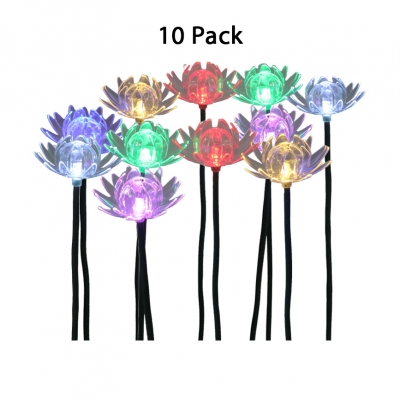 Easy-to-Install Torches Lamp Lawn 1/10 Pack Star/Flower/Animal Shape Waterproof Landscape Lighting