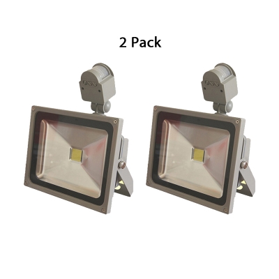 Motion Activated Security Light Pack of 1/2 Waterproof Flood Lighting with Dusk to Dawn Sensor