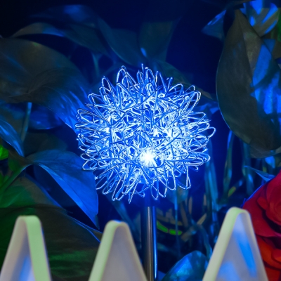Dandelion Shape Solar Landscape Light Pack of 1/4 Dusk to Dawn Sensor LED Torches Lamp for Garden