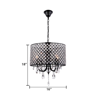 Modern Drum Pendant Lights with 23.5