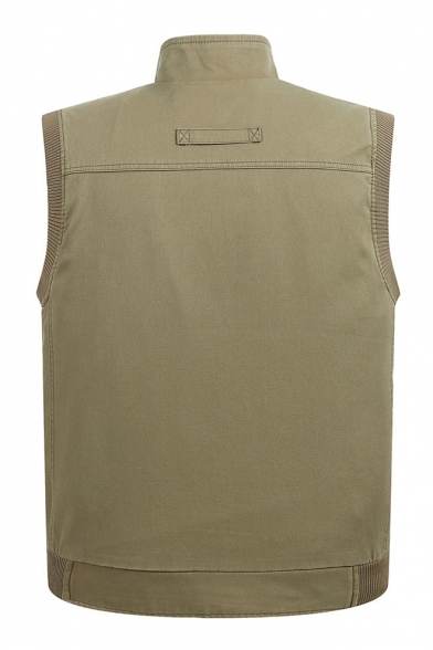 New Stylish Stand-Collar Multi Pocket Outdoor Fishing Vest Traveling Vest for Men