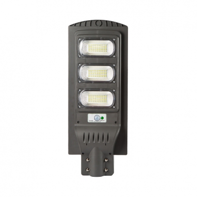 Gray Rectangle Dusk To Dawn Sensor Street Lighting Plastic 30/60/90W Motion Sensor Street Lamp