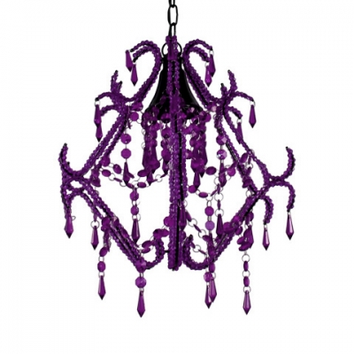 Clear Crystal Light Fixture 1 Light Modern Chandelier with 18