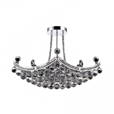 Silver Chandelier with 16