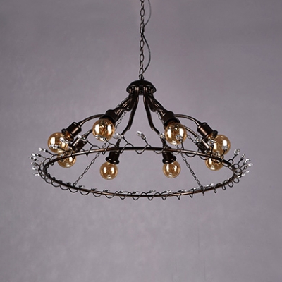 Traditional Ring Chandelier Fixture with 39