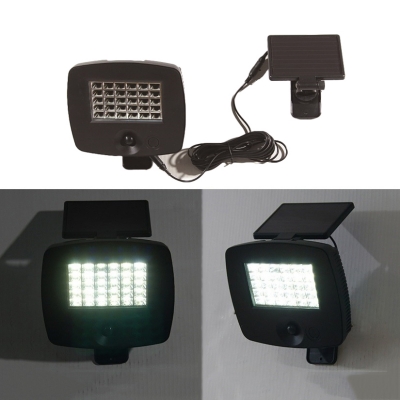 30 LED Solar Wall Lighting for Garage Stair Weatherproof Security Night Light with Motion Sensor