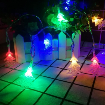 16ft Christmas Tree String Lights 50 LED Hanging String Lights in Warm/White/Multi Color