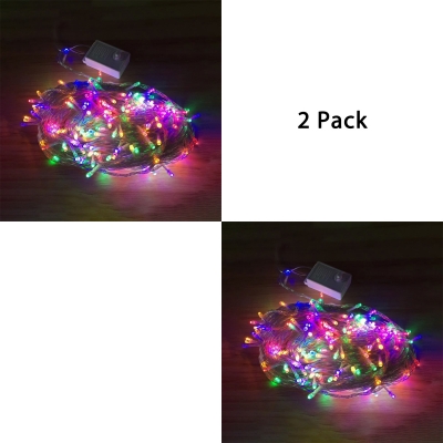 328ft Rope LED Wall String Lights 2-Pack 600/800 Lights Hanging Lights for Patio Yard