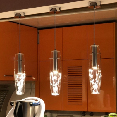 Crystal Pendant Lights For Kitchen, Pendant Light Kitchen Island Height