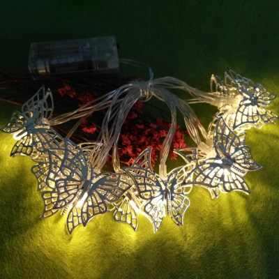 Pack of 1 Hanging String Lights 5/10ft 10/20 LED Fairy Lights with Butterfly in Warm White
