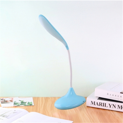 USB Charging Port Desk Lamp Pack of 2 Foldable Rotatable White/Blue LED Reading Light for Office Bedroom