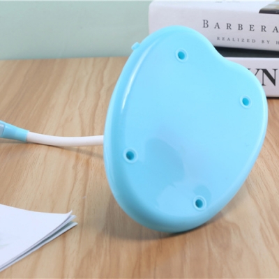 USB Charging Port Desk Lamp Pack of 2 Foldable Rotatable White/Blue LED Reading Light for Office Bedroom