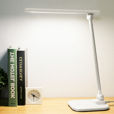 3 Lighting Choice Reading Light Touch Switch Foldable LED Desk Light with USB Charging Port for Bedroom