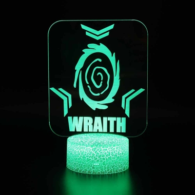 7 Color Changing LED Night Lamp 4 Pattern Design Touch Sensor 3D Illusion Light for Boy Gift Birthday