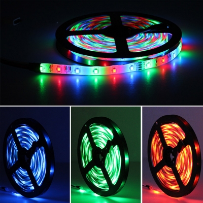 Waterproof/Non-Waterproof 33ft LED Strip Light Flexible Ribbon Light with Music Controller for Festival Party