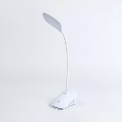 White/Yellow Energy Saving LED Reading Light with USB Charging Port and Clip 3 Lighting Modes Desk Lamp