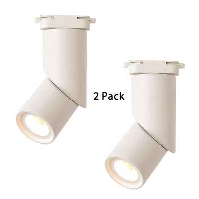 2 Pack Cylinder Display Window Led Ceiling Lamp Aluminum 1 Head