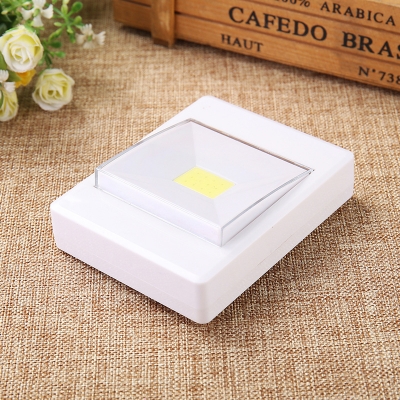 3/6 Pack 12 LED Cabinet Lighting Battery Powered Square Switch Control Closet Lighting