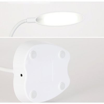 3 Lighting Choice LED Desk Light USB Charging Port Flexible Gooseneck Desk Lamp with Touch Sensor and 3 Lighting Modes
