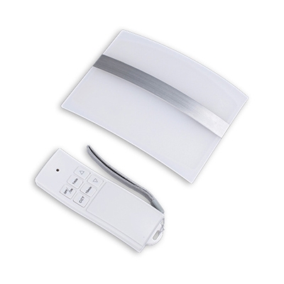 Remote Control 10 LED Night Light Battery Powered Off-On-Auto Switch Wall Light in White/Warm