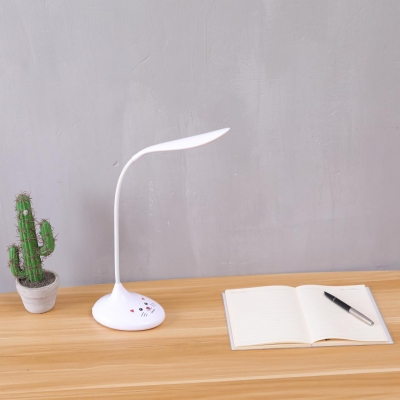 Animal Shape USB Charging Desk Light Black/White/Pink/Green LED Study Light with Flexible Gooseneck for Student