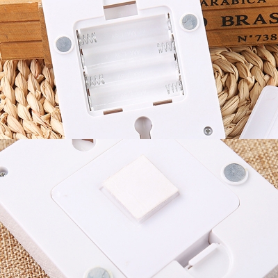 3/6 Pack 12 LED Cabinet Lighting Battery Powered Square Switch Control Closet Lighting