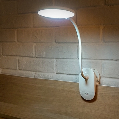 3 Lighting Modes LED Desk Lighting USB Charging Port Reading Lighting with Flexible Gooseneck and Clip